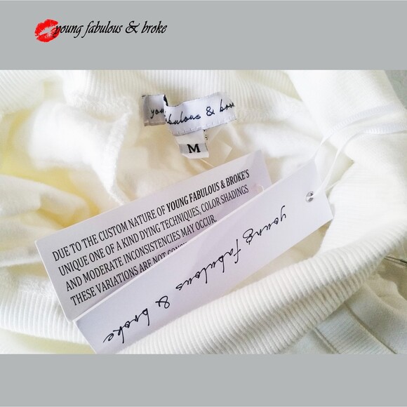 YOUNG FABULOUS & BROKE NEW GROOVE Ombre Banded Waist/Cuff Ankle Jogger XS - Picture 5 of 11